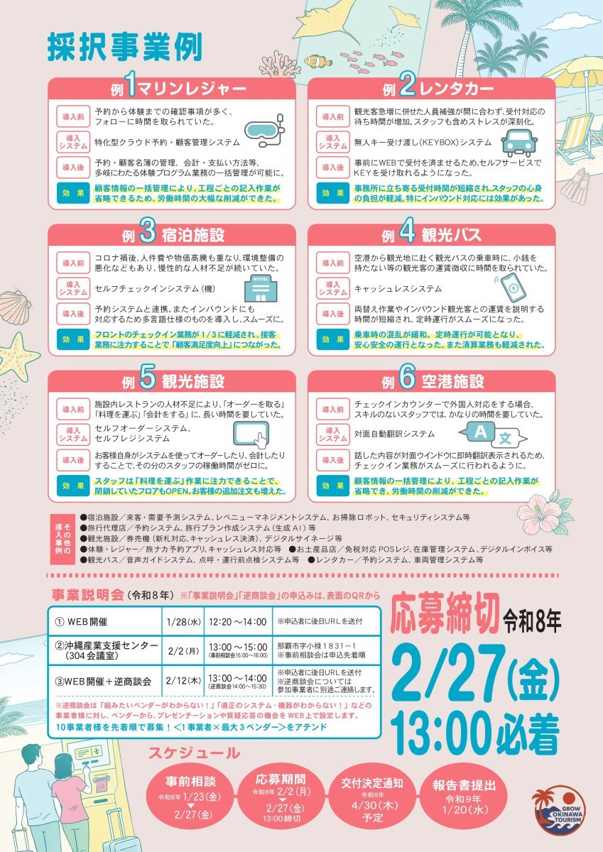 観光事業者収益力向上サポート事業（観光サポート2026）補助金のご案内